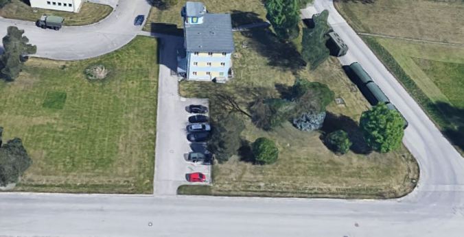 Auf Google Maps sieht der Welser Komandoturm aus wie dazumal.JPG